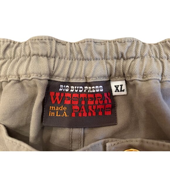 Big Bud Press Western Pants - Khaki Grey - Picture 5 of 5